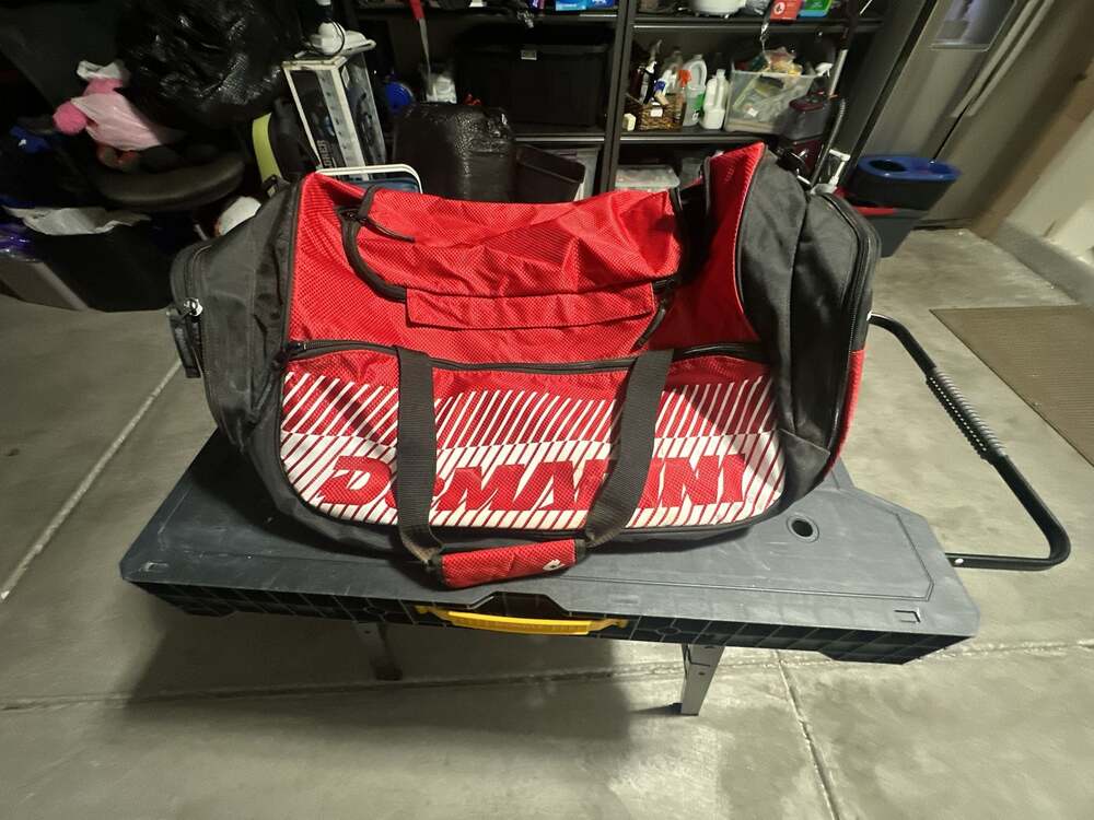 DeMarini Bullpen Duffle Baseball/Softball Equipment Bag - Red/Black